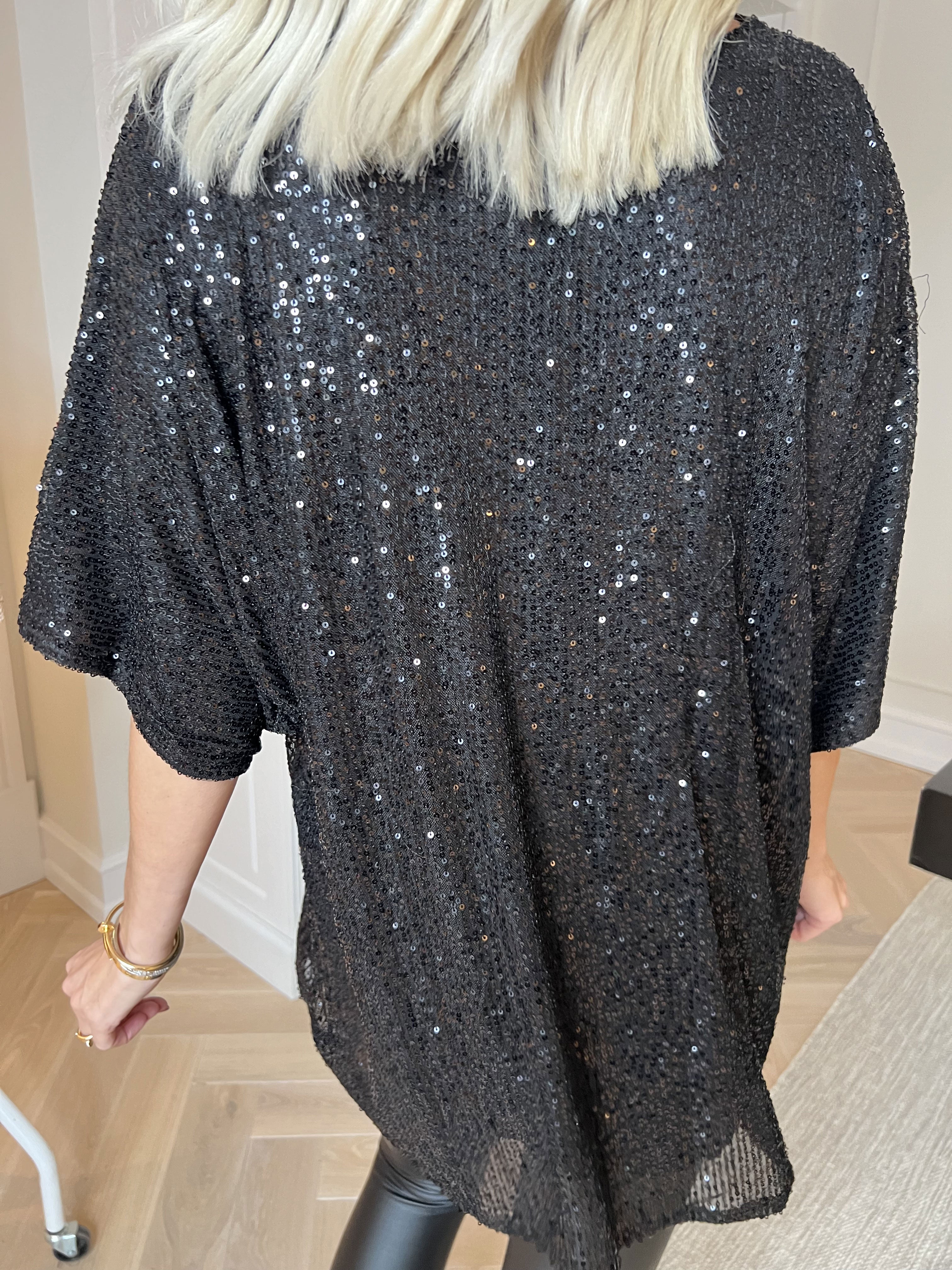 Evandie - Sød glitrende tunika med pailletter